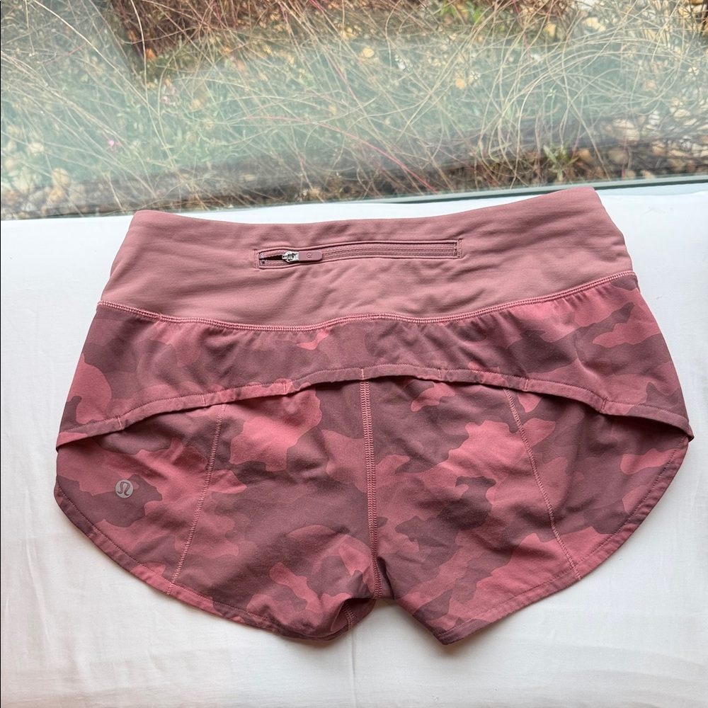 lululemon athletica Rose Camo Athletic Shorts